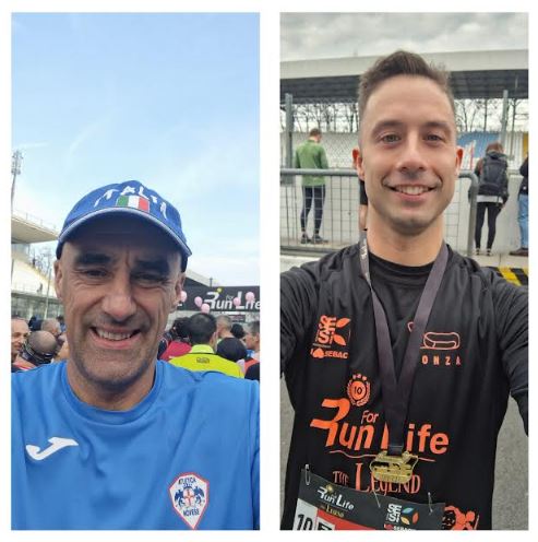 Busato e Macciò a Monza per la Run for life 2025